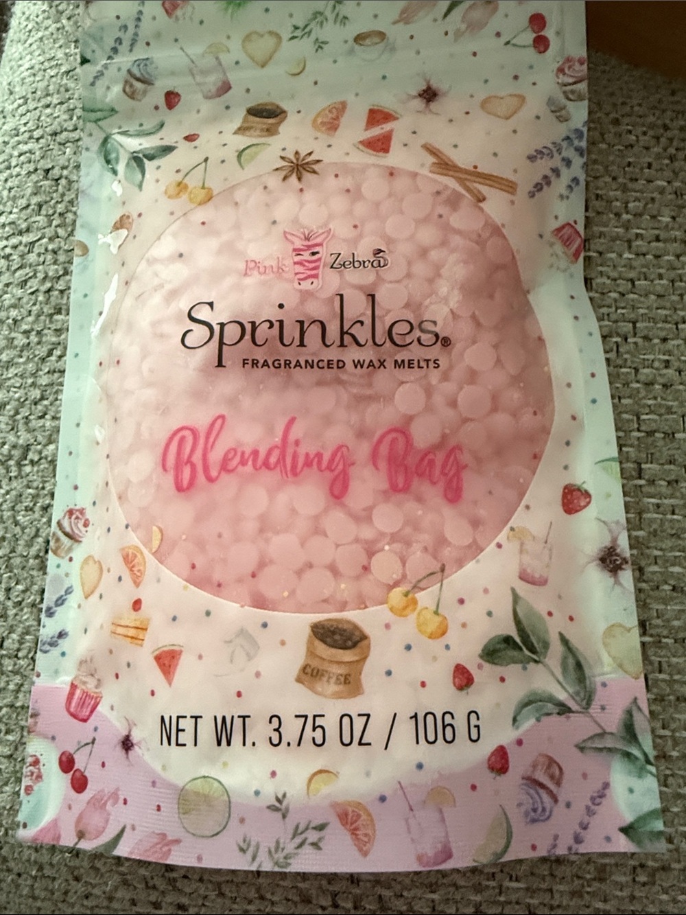 Pink Zebra Pink Sprinkles Blending Bag